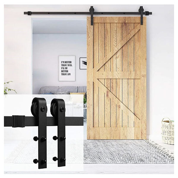 Sliding Barn Door Hardware Heavy Duty Sturdy Kit