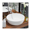 Basin Round Ceramic White 42 X 12 Cm