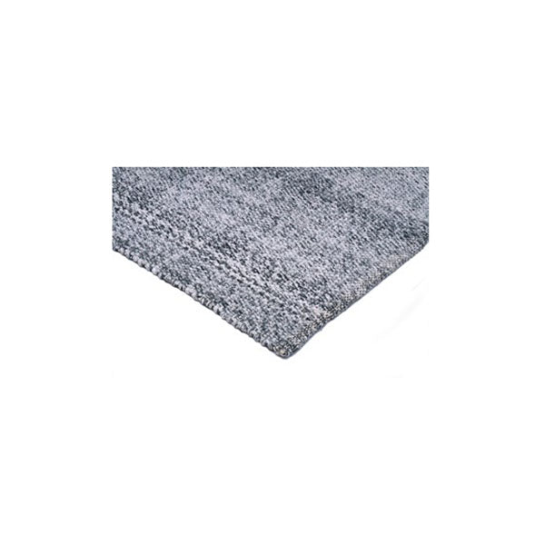 Basket Black Wool Rug