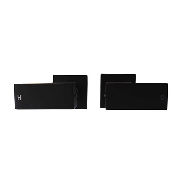 Black Shower Taps Hot And Cold Wall Bathroom Tap Basin Faucet