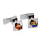 Bath Shower Basin Tub Twin Taps Wall Mounted Chrome