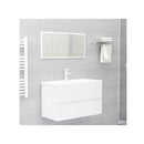 High Gloss White Bathroom Furniture Set