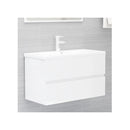 High Gloss White Bathroom Furniture Set