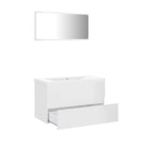 High Gloss White Bathroom Furniture Set