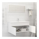 Bathroom Chipboard White Furniture Set