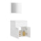 Bathroom Furniture Set White Chipboard