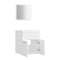 Bathroom Furniture Set White Chipboard