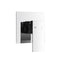 Bathroom Shower Mixer Tap Hot Cold Basin Shower Mixer Square Chrome