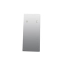 Bathroom Shower Mixer Tap Hot Cold Basin Shower Mixer Square Chrome