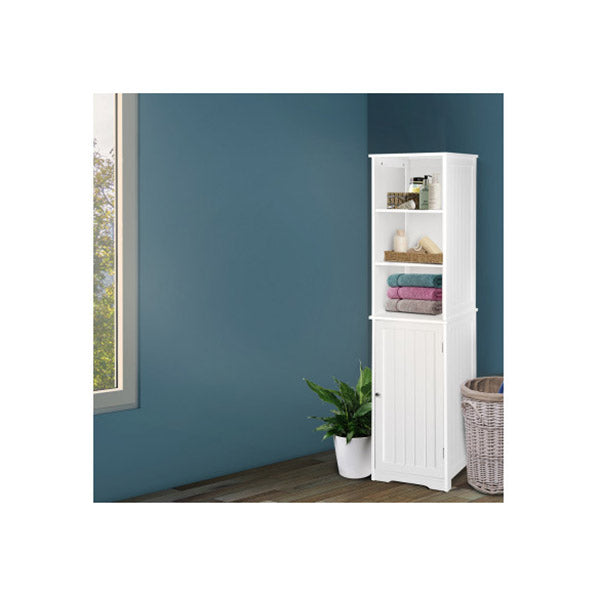 Bathroom Tallboy Storage Cabinet Laundry Cupboard