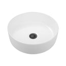 35X35Cm Bathroom Sink Hand Wash Bowl Ceramic Basin Round Gloss White