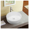 35X35Cm Bathroom Sink Hand Wash Bowl Ceramic Basin Round Gloss White
