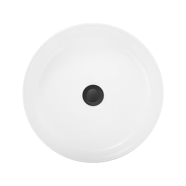 35X35Cm Bathroom Sink Hand Wash Bowl Ceramic Basin Round Gloss White
