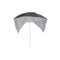 Beach Umbrella With Side Walls Anthracite 215 Cm