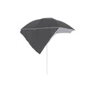 Beach Umbrella With Side Walls Anthracite 215 Cm