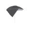 Beach Umbrella With Side Walls Anthracite 215 Cm