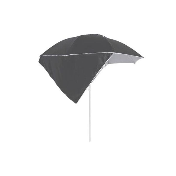 Beach Umbrella With Side Walls Anthracite 215 Cm