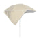 Beach Umbrella With Side Walls Sand 215 Cm