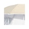 Beach Umbrella With Side Walls Sand 215 Cm