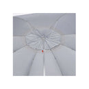 Beach Umbrella With Side Walls Sand 215 Cm