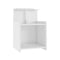 Bed Cabinets 2 Pcs High Gloss White 40 X 35 X 60 Cm Chipboard
