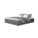 Bed Frame Base With Storage Platform Fabric