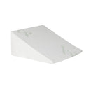 Bedding Wedge Pillow Memory Foam Cushion Back Neck Support Bamboo Cover