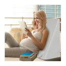 Bedding Wedge Pillow Memory Foam Cushion Back Neck Support Bamboo Cover