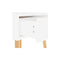 Bedside Cabinet High Gloss White 40 X 40 X 56 Cm Engineered Wood