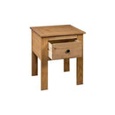 Bedside Cabinet Pine Panama Range 46 X 40 X 57 Cm