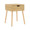Bedside Cabinet Sonoma Oak 40 X 40 X 56 Cm Chipboard