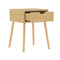 Bedside Cabinet Sonoma Oak 40 X 40 X 56 Cm Chipboard