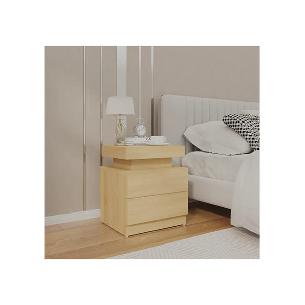 Bedside Cabinet Sonoma Oak 45 X 35 X 52 Cm Chipboard