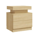 Bedside Cabinet Sonoma Oak 45 X 35 X 52 Cm Chipboard