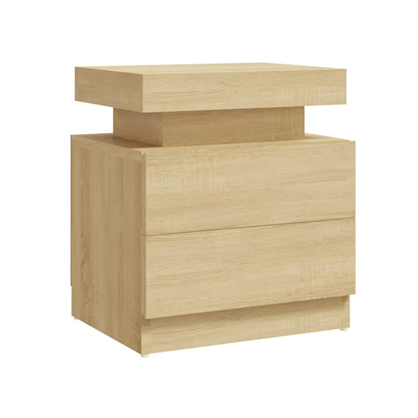Bedside Cabinet Sonoma Oak 45 X 35 X 52 Cm Chipboard