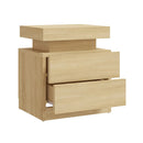 Bedside Cabinet Sonoma Oak 45 X 35 X 52 Cm Chipboard