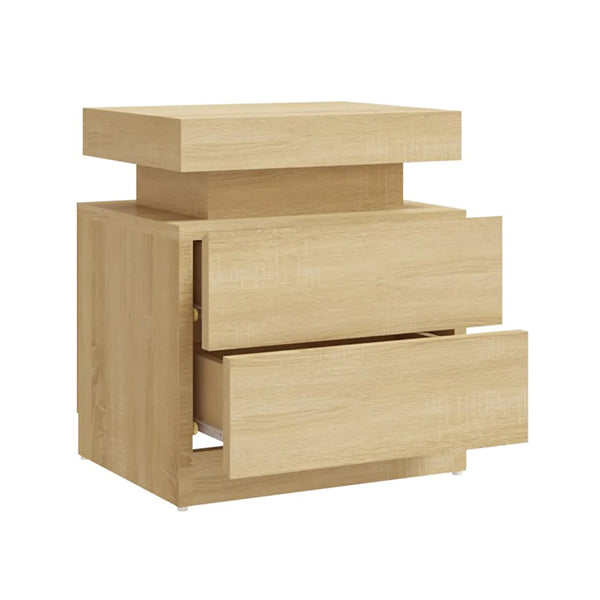 Bedside Cabinet Sonoma Oak 45 X 35 X 52 Cm Chipboard