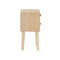 2 Drawers Solid Pinewood Bedside Cabinet