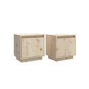 Bedside Cabinets 2 Pcs 40 X 30 X 40 Cm Solid Wood Pine