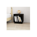 Bedside Cabinets 2 Pcs Black 40 X 30 X 40 Cm Solid Wood Pine