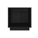 Bedside Cabinets 2 Pcs Black 40 X 30 X 40 Cm Solid Wood Pine
