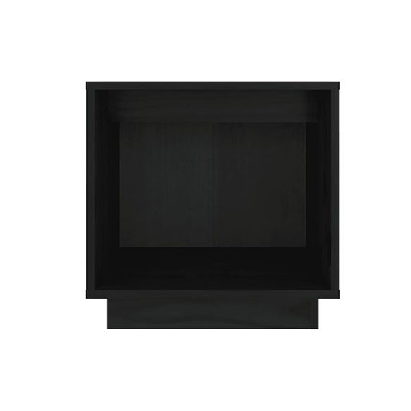 Bedside Cabinets 2 Pcs Black 40 X 30 X 40 Cm Solid Wood Pine