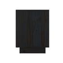 Bedside Cabinets 2 Pcs Black 40 X 30 X 40 Cm Solid Wood Pine