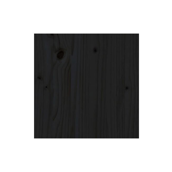 Bedside Cabinets 2 Pcs Black 40 X 30 X 40 Cm Solid Wood Pine