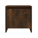 Bedside Cabinets 2 Pcs Smoked Oak Engineered Wood