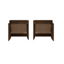 Bedside Cabinets 2 Pcs Smoked Oak Engineered Wood