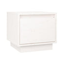 Bedside Cabinets 2 Pcs White 35 X 34 X32 Cm Solid Wood Pine