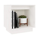 Bedside Cabinets 2 Pcs White 40 X 30 X 40 Cm Solid Wood Pine