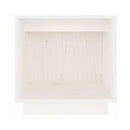 Bedside Cabinets 2 Pcs White 40 X 30 X 40 Cm Solid Wood Pine