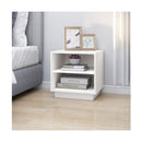Bedside Cabinets 2 Pcs White 40 X 34 X 40 Cm Solid Wood Pine